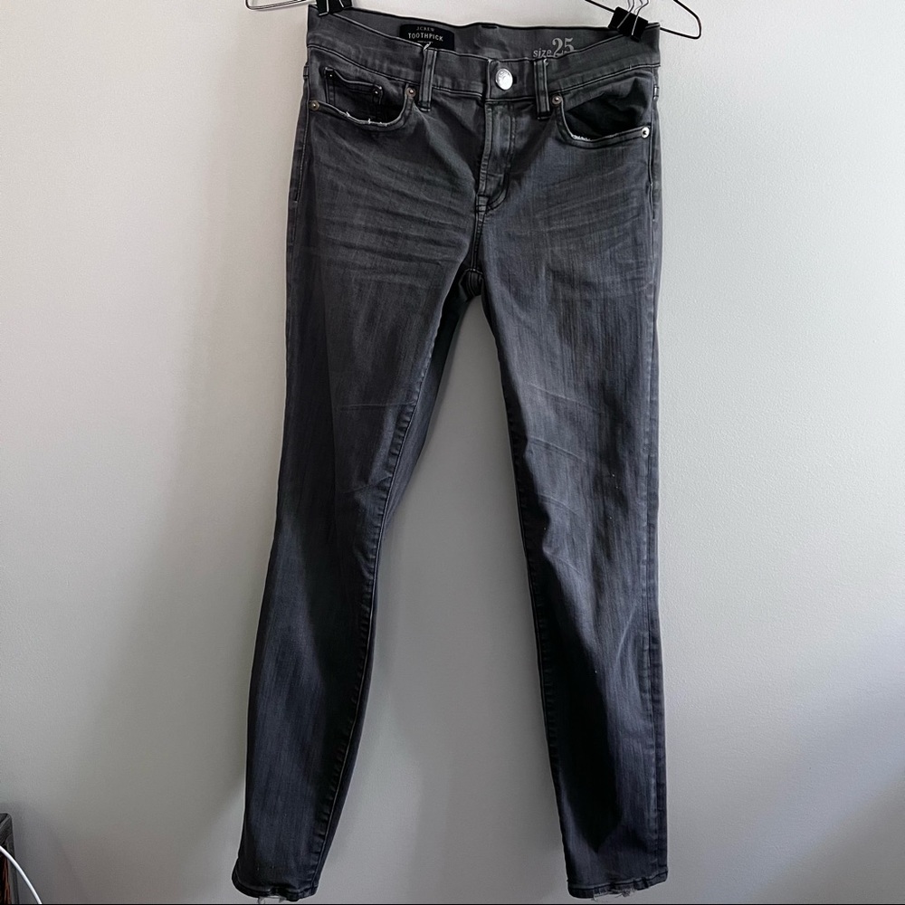 J.Crew‎ toothpick gray jeans